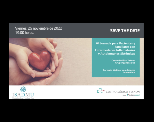 6ª Jornada para Pacientes y Familiares con Enfermedades Inflamatorias y Autoinmunes Sistémicas